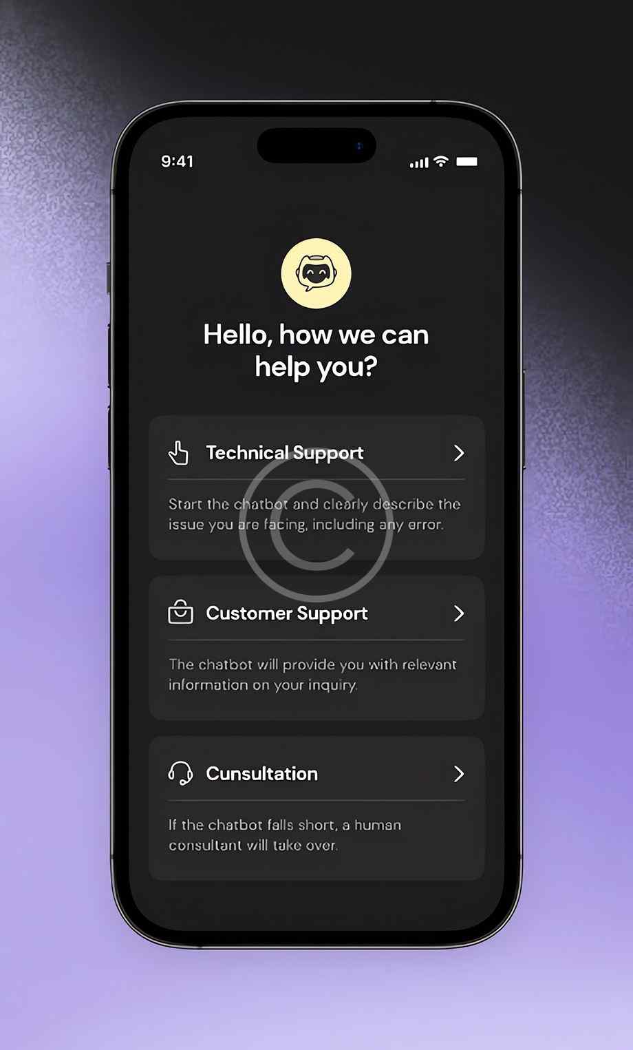 Support Chatbot 13 About Image3 Copyright